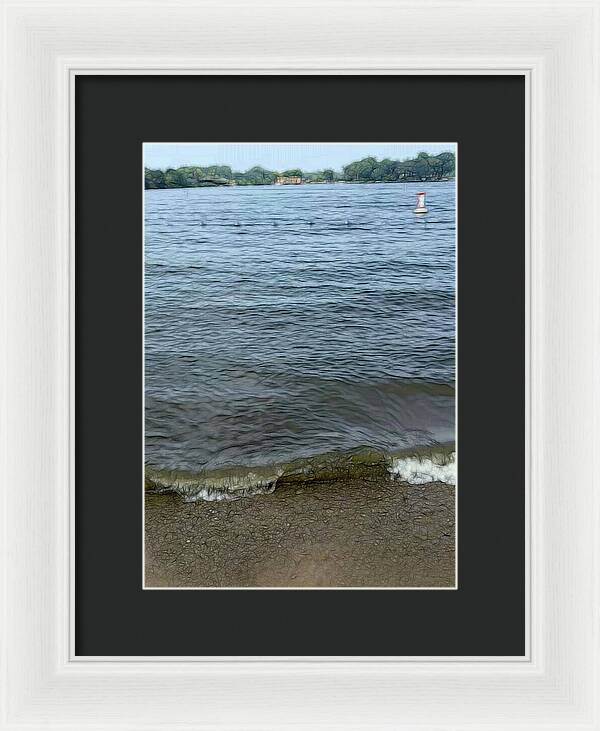 Nippersink Lake in August - Framed Print