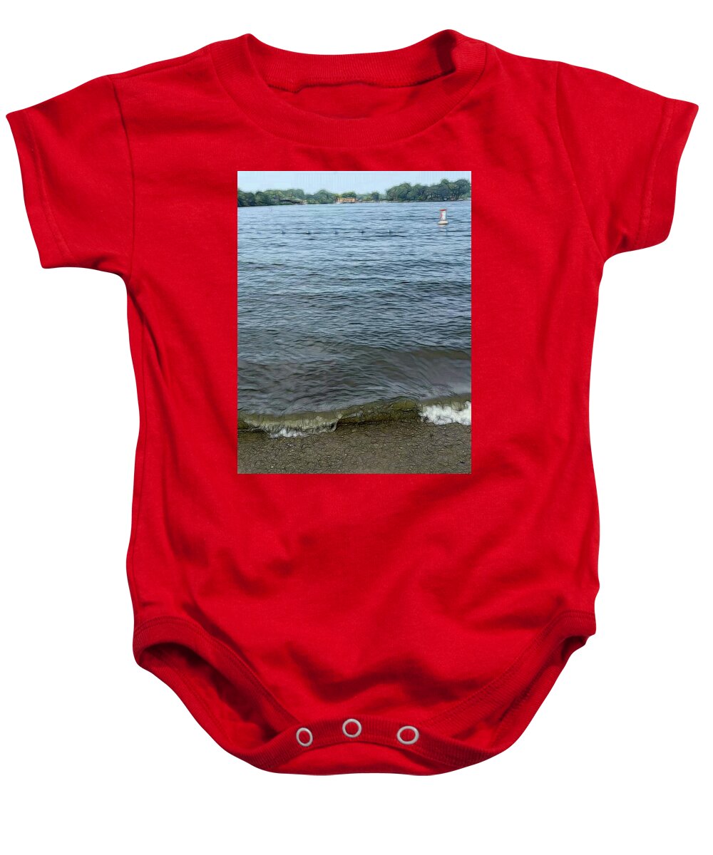 Nippersink Lake in August - Baby Onesie