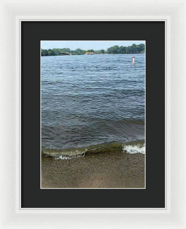Nippersink Lake in August - Framed Print