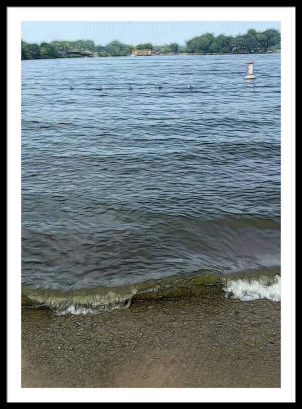 Nippersink Lake in August - Framed Print