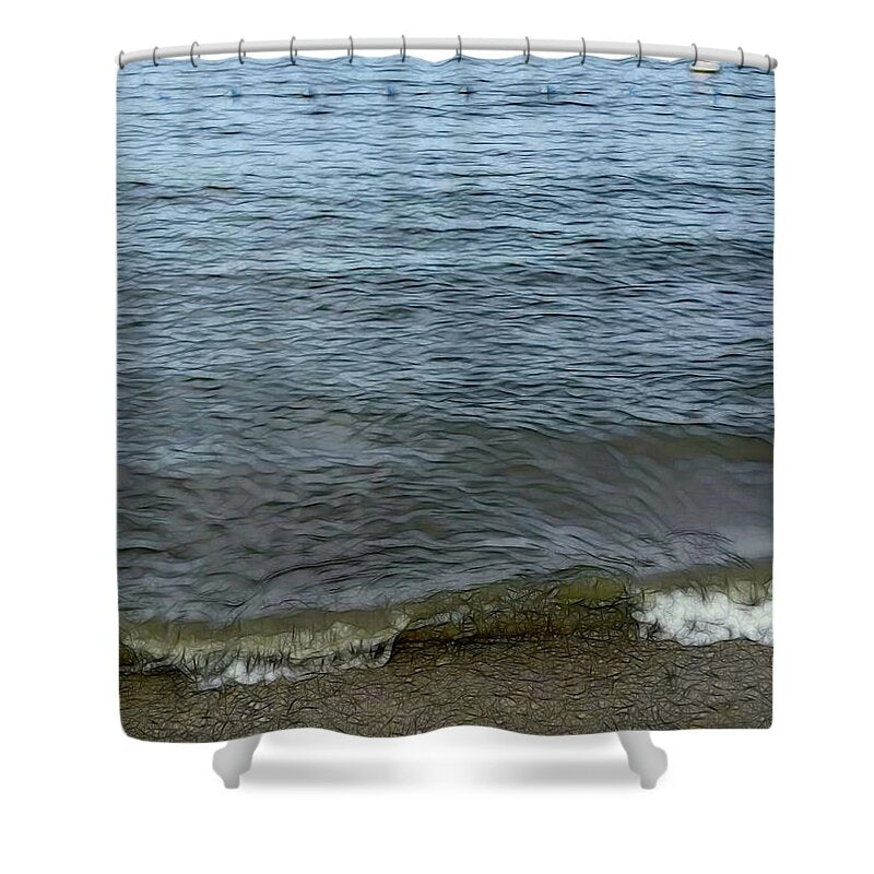 Nippersink Lake in August - Shower Curtain