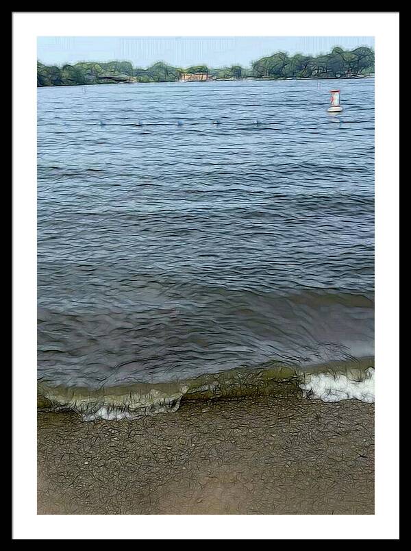 Nippersink Lake in August - Framed Print