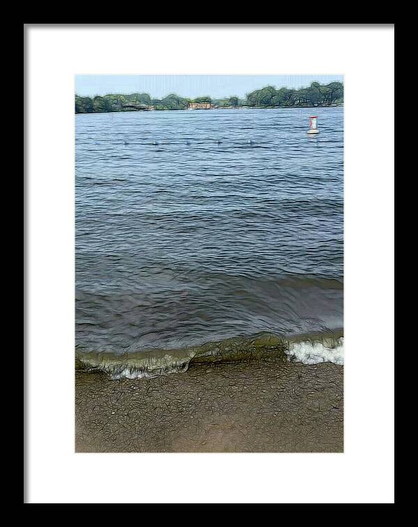 Nippersink Lake in August - Framed Print