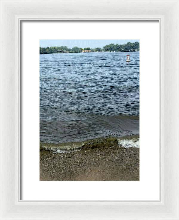 Nippersink Lake in August - Framed Print