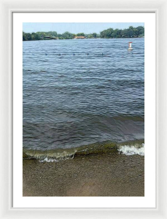 Nippersink Lake in August - Framed Print
