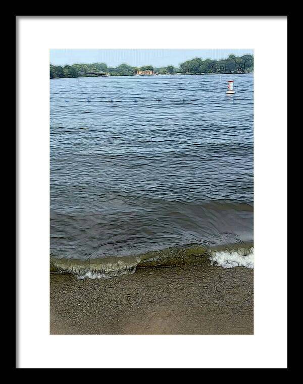 Nippersink Lake in August - Framed Print