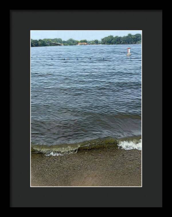 Nippersink Lake in August - Framed Print