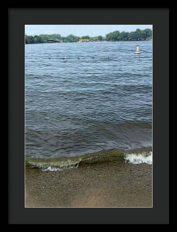 Nippersink Lake in August - Framed Print
