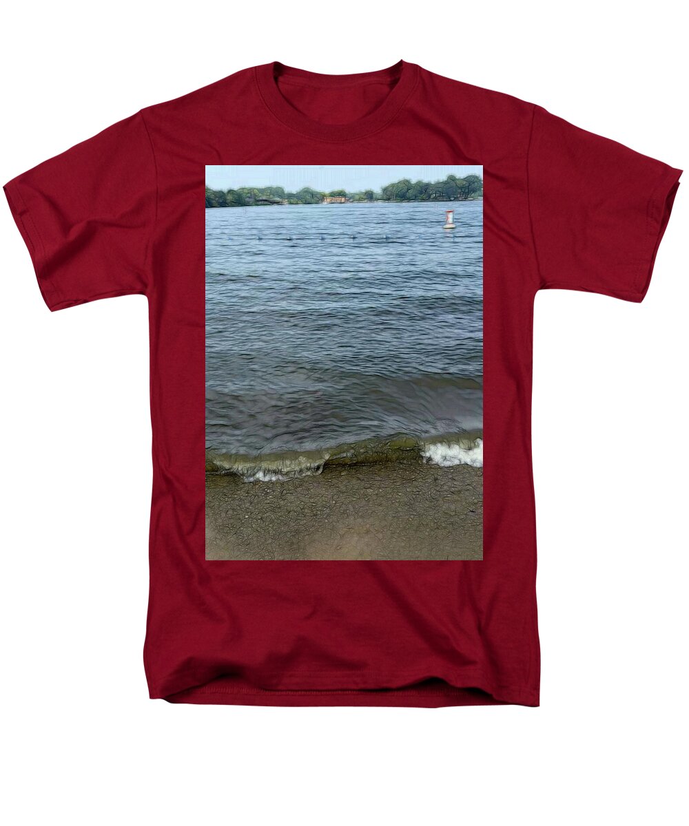 Nippersink Lake in August - Men's T-Shirt (Regular Fit)