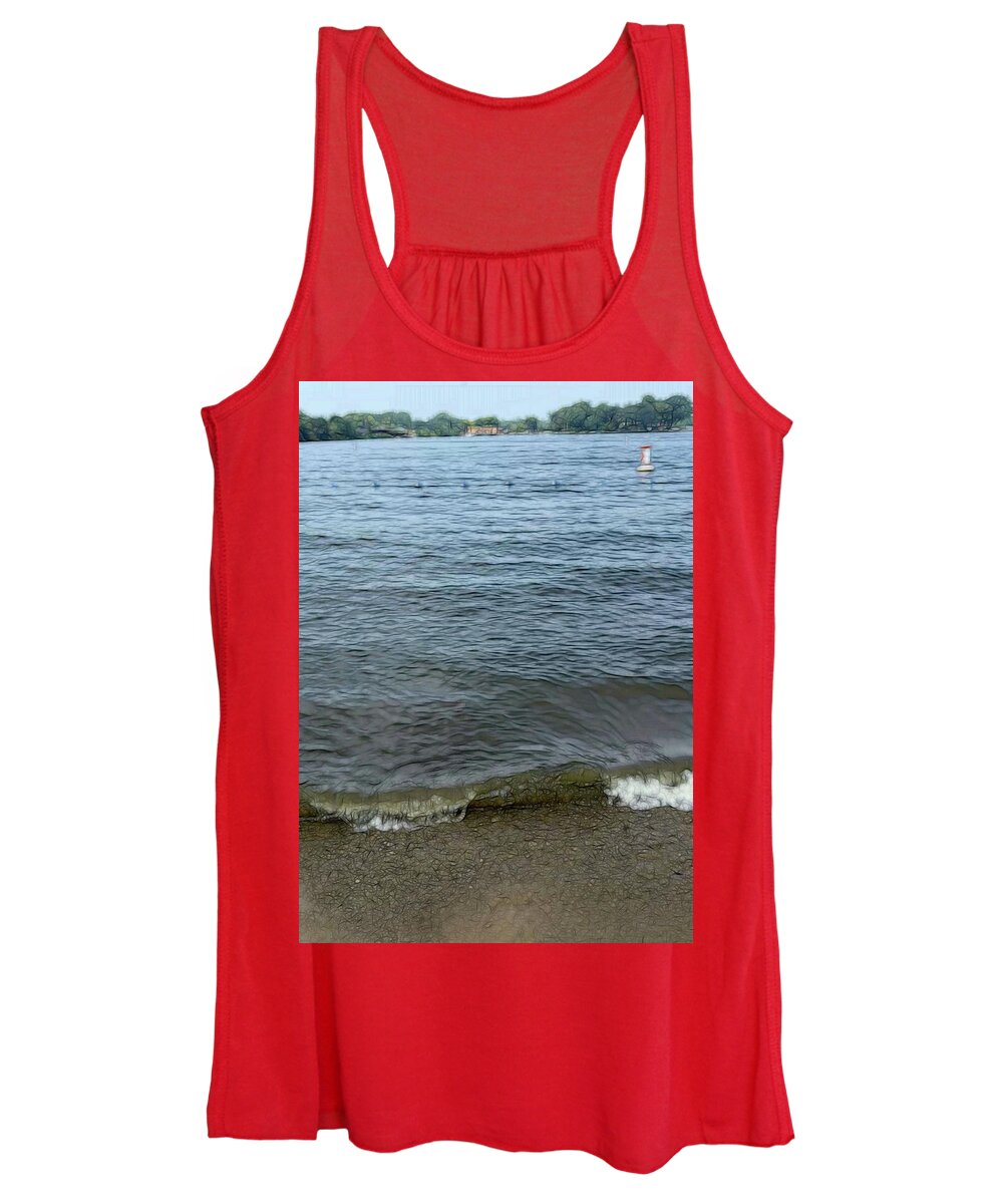 Nippersink Lake in August - Women's Tank Top
