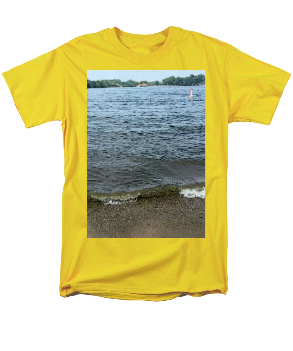 Nippersink Lake in August - Men's T-Shirt (Regular Fit)