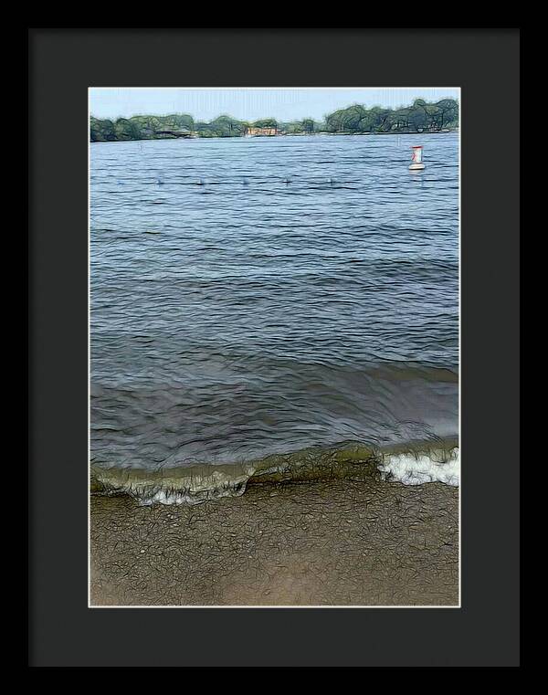 Nippersink Lake in August - Framed Print