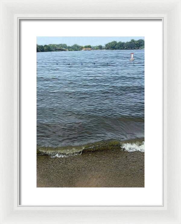 Nippersink Lake in August - Framed Print