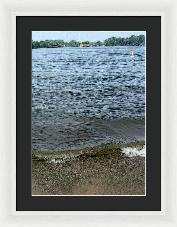 Nippersink Lake in August - Framed Print