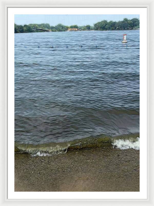 Nippersink Lake in August - Framed Print
