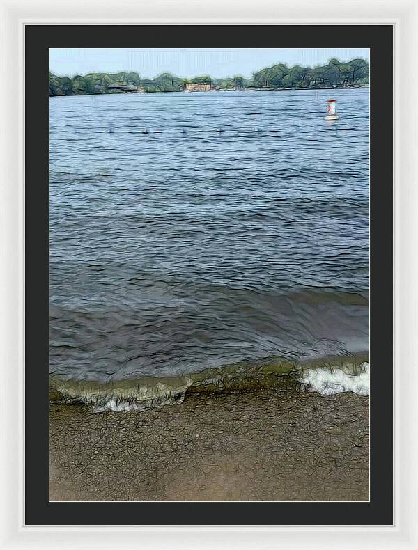 Nippersink Lake in August - Framed Print