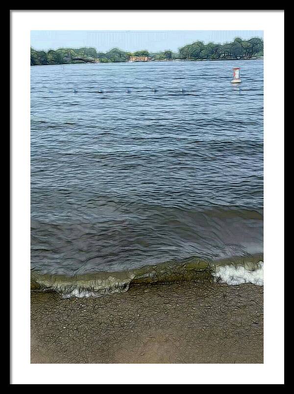 Nippersink Lake in August - Framed Print