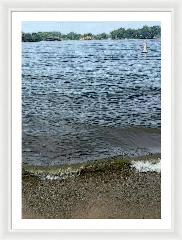 Nippersink Lake in August - Framed Print
