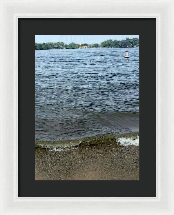 Nippersink Lake in August - Framed Print