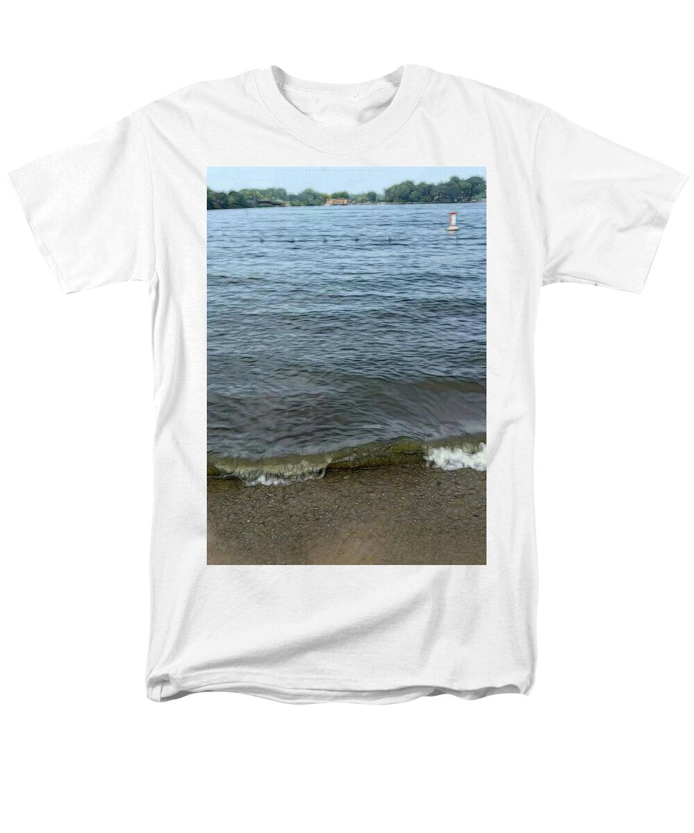 Nippersink Lake in August - Men's T-Shirt (Regular Fit)