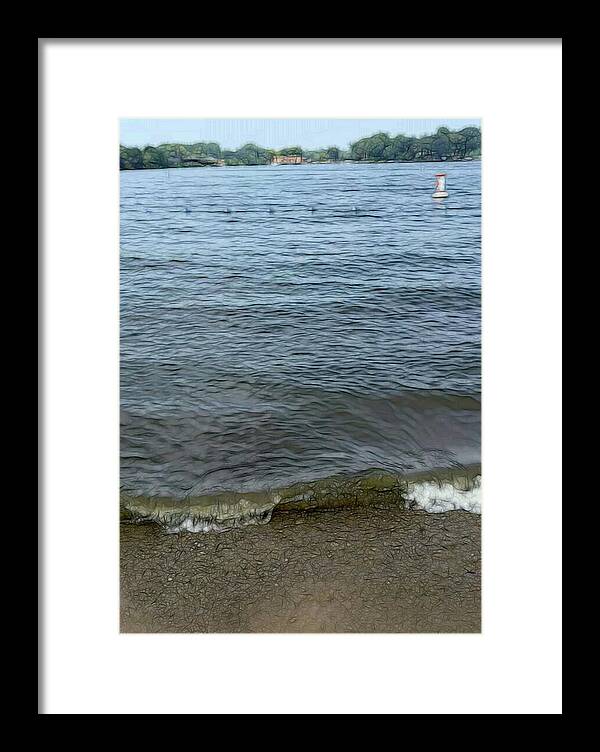 Nippersink Lake in August - Framed Print