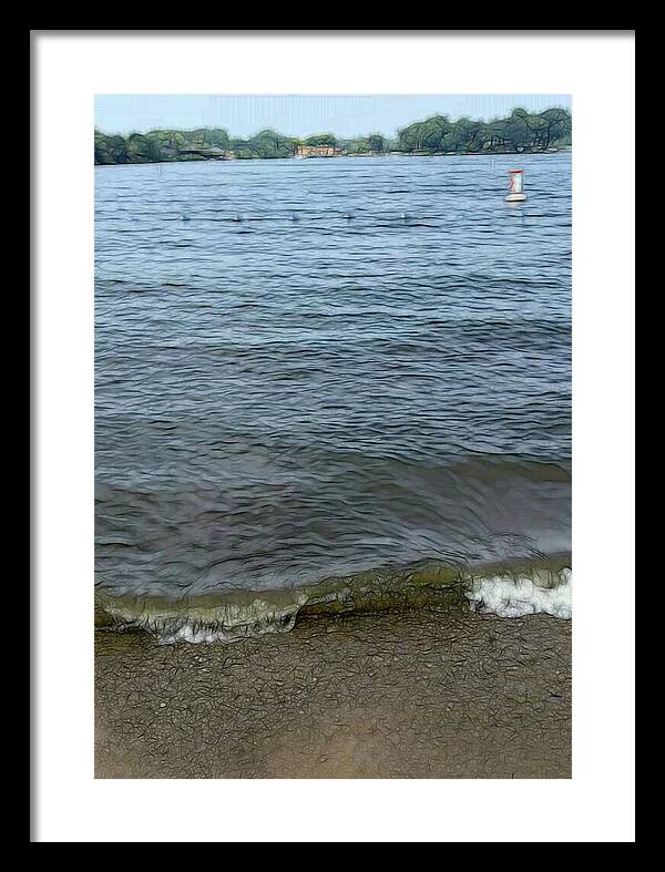 Nippersink Lake in August - Framed Print