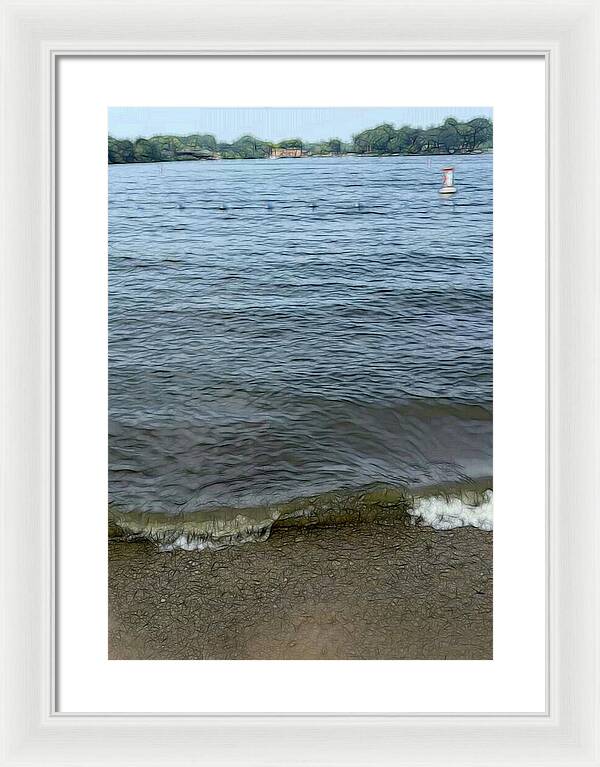 Nippersink Lake in August - Framed Print