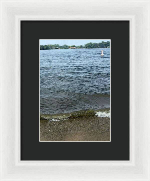 Nippersink Lake in August - Framed Print