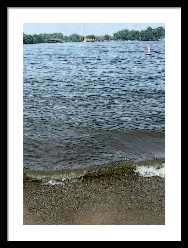 Nippersink Lake in August - Framed Print