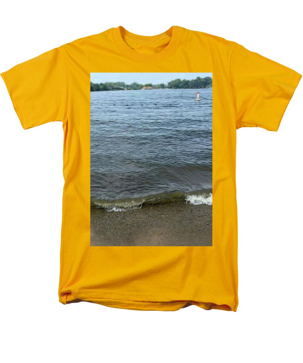 Nippersink Lake in August - Men's T-Shirt (Regular Fit)