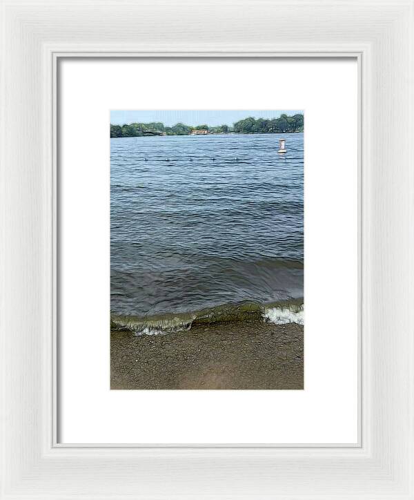 Nippersink Lake in August - Framed Print