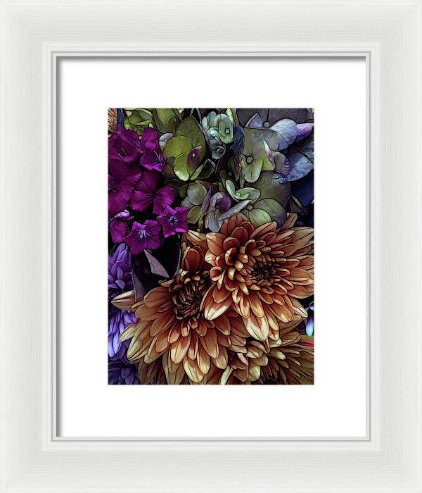 October Flowers 1 - Framed Print