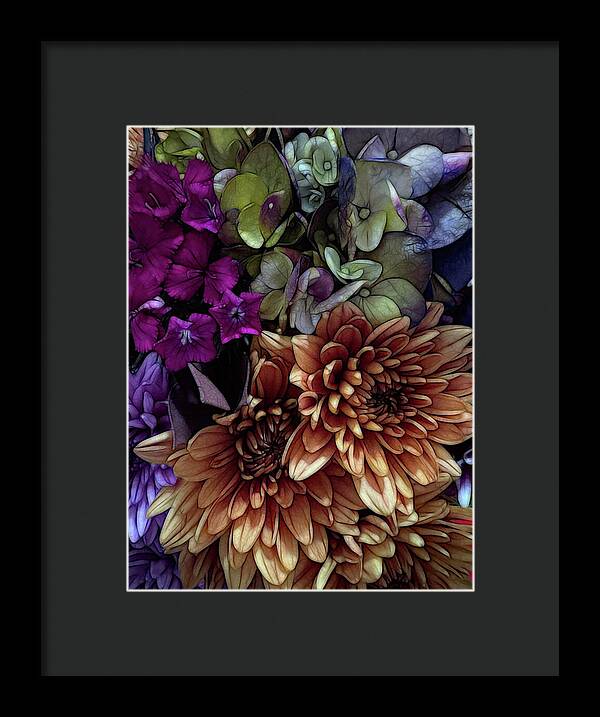 October Flowers 1 - Framed Print