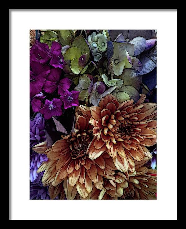 October Flowers 1 - Framed Print