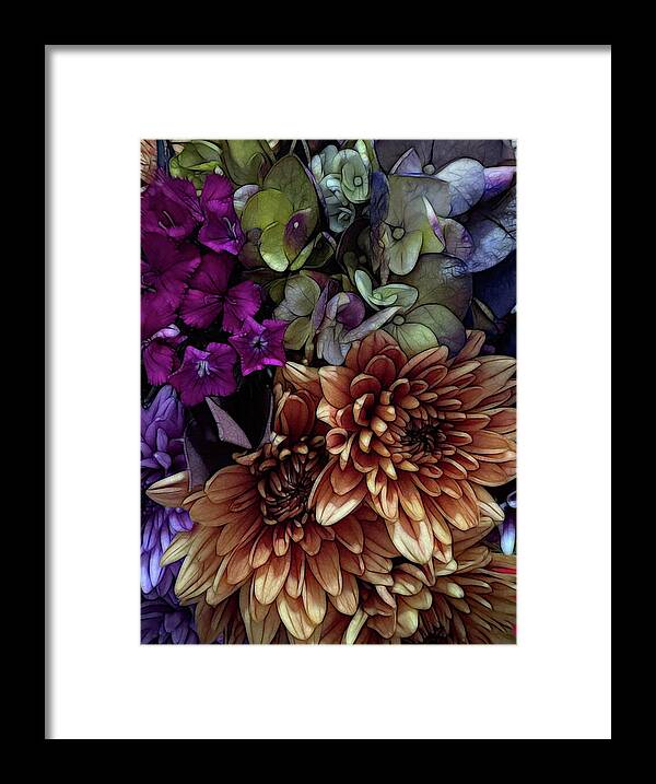 October Flowers 1 - Framed Print