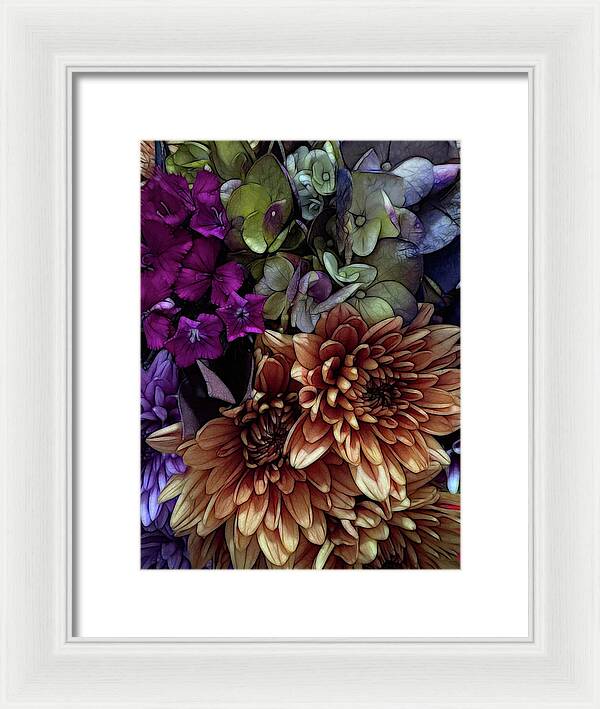 October Flowers 1 - Framed Print