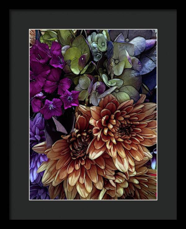 October Flowers 1 - Framed Print