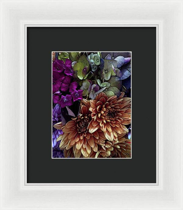 October Flowers 1 - Framed Print