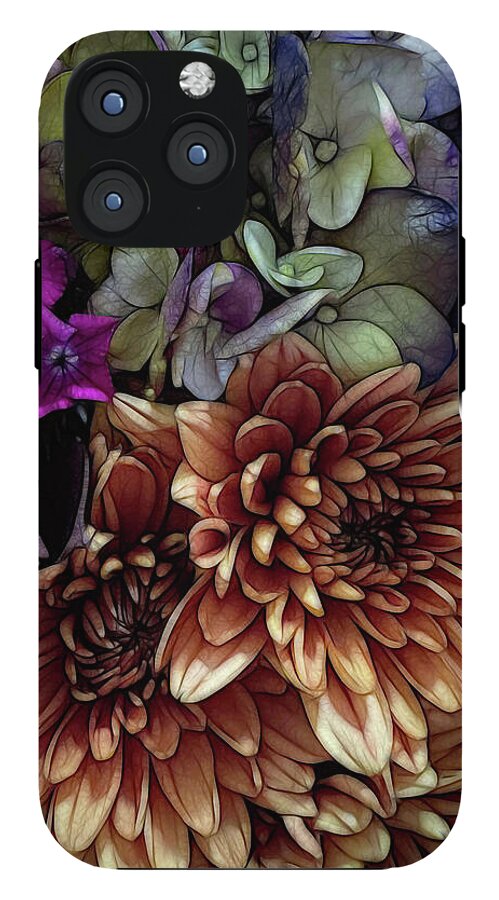 October Flowers 1 - Phone Case