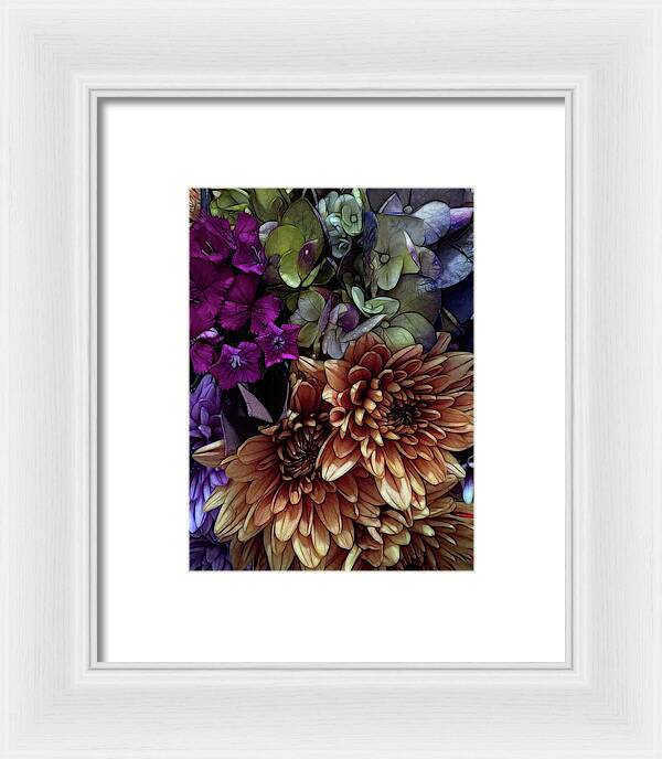 October Flowers 1 - Framed Print
