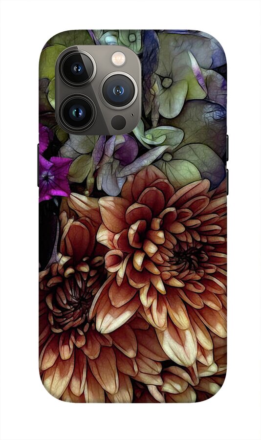 October Flowers 1 - Phone Case