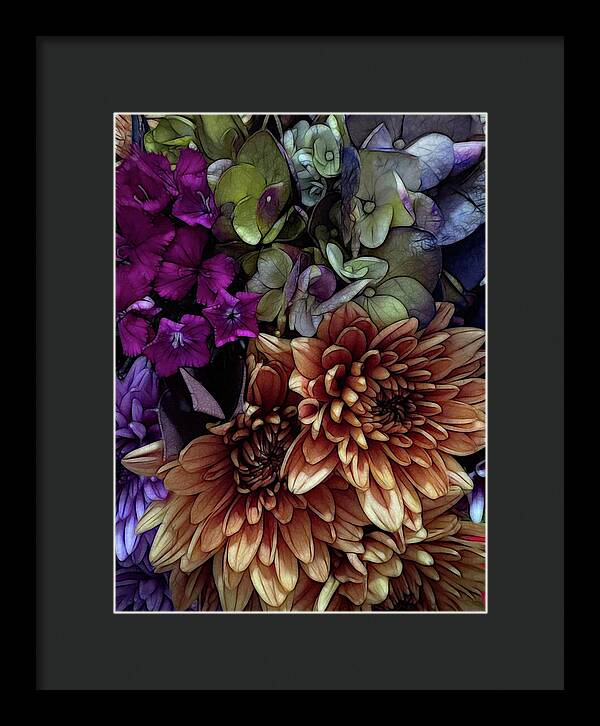 October Flowers 1 - Framed Print