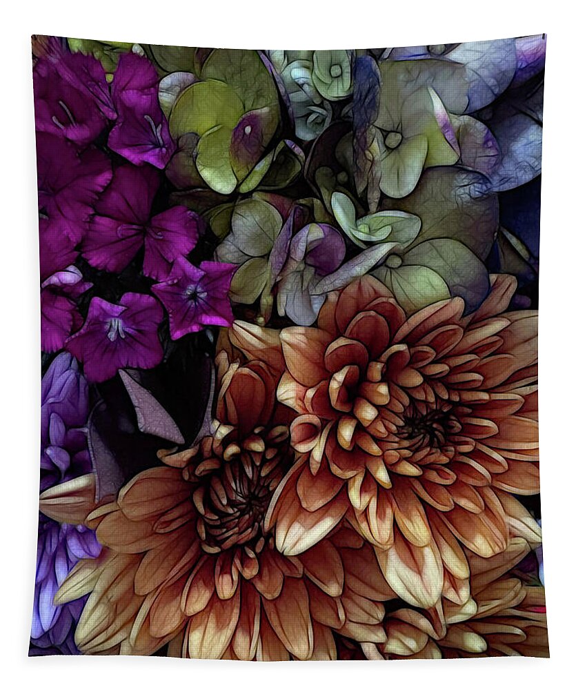 October Flowers 1 - Tapestry