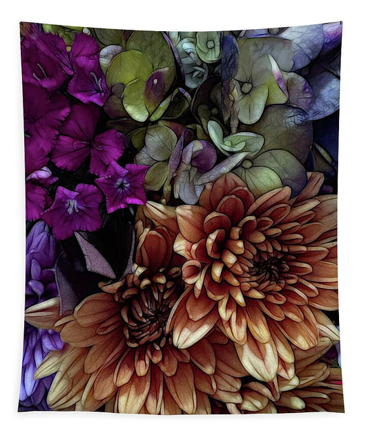 October Flowers 1 - Tapestry