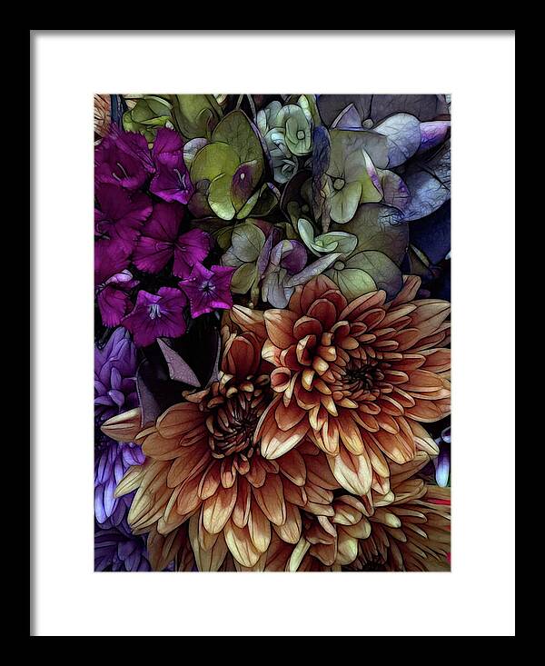 October Flowers 1 - Framed Print