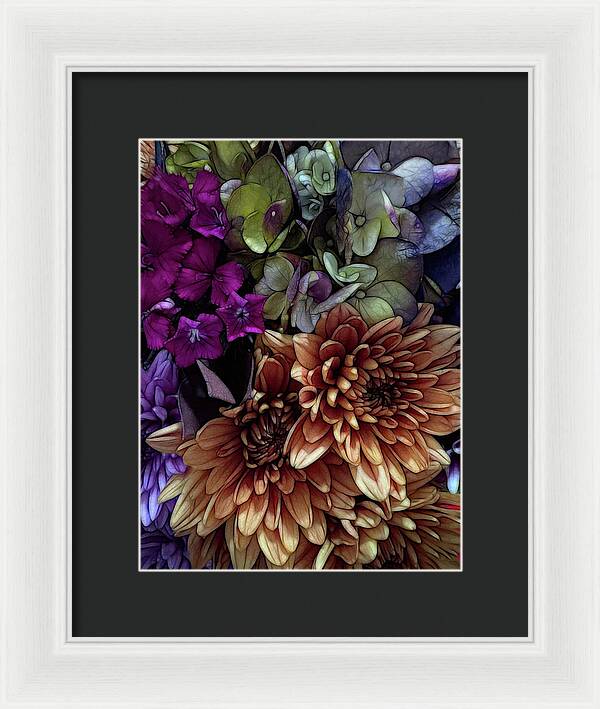 October Flowers 1 - Framed Print
