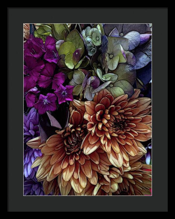 October Flowers 1 - Framed Print