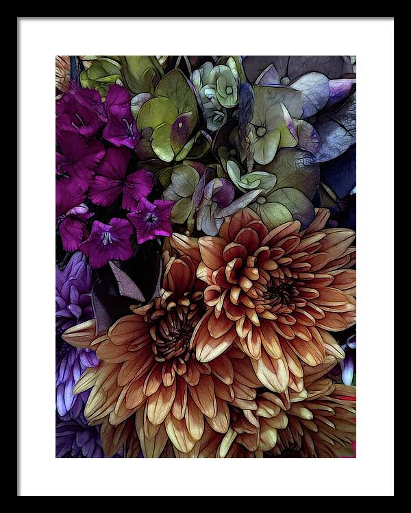 October Flowers 1 - Framed Print