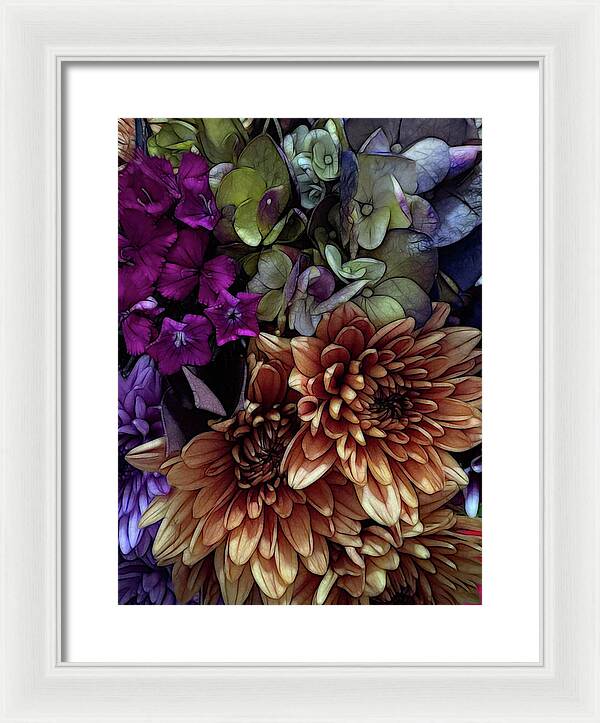 October Flowers 1 - Framed Print