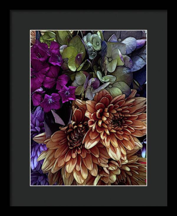 October Flowers 1 - Framed Print